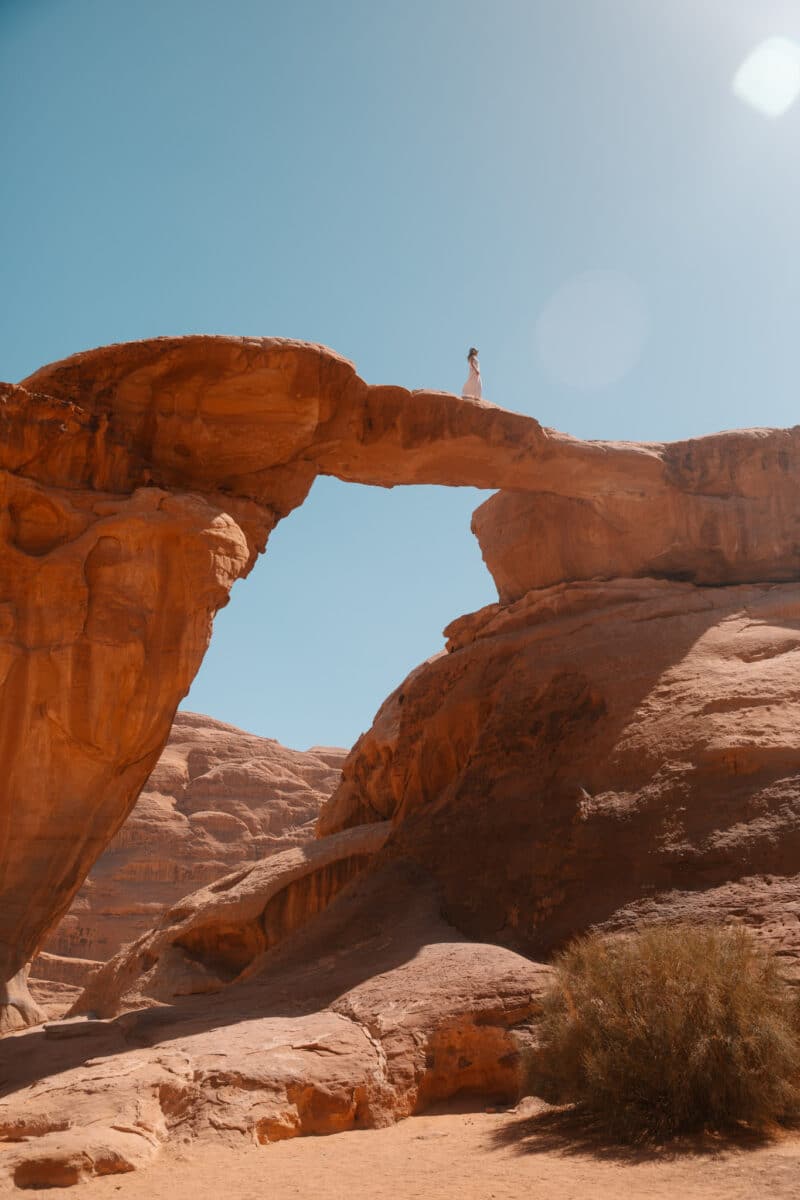road trip Jordanie Travelbase 4x4 à travers le désert du Wadi Rum