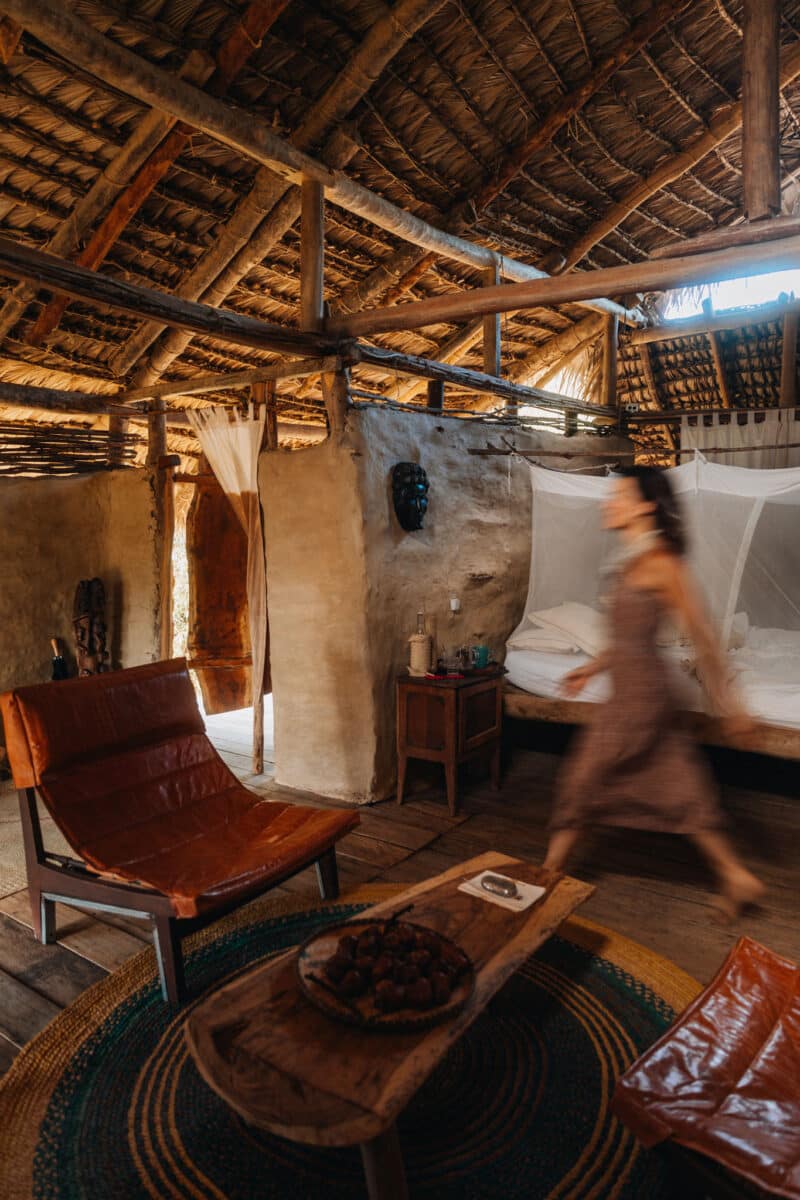 Iharana bush camp chambre authentique