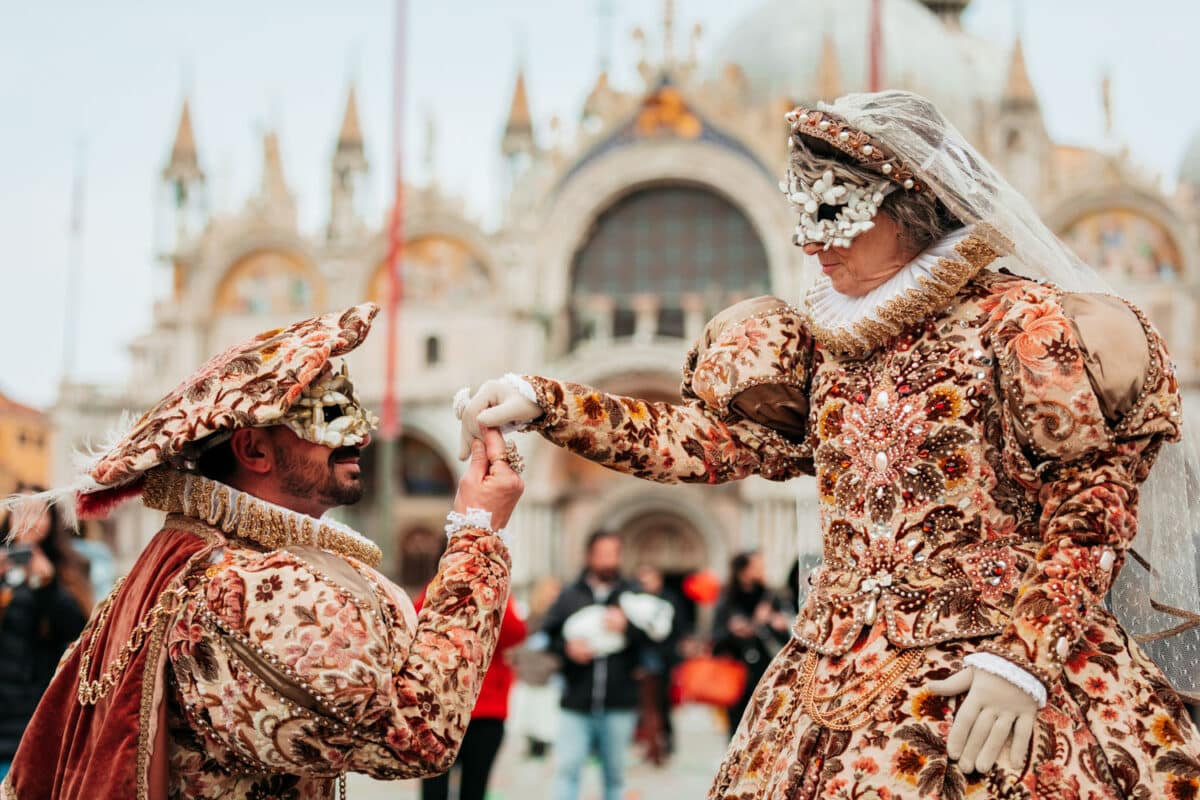 carnaval de Venise février place San Marco