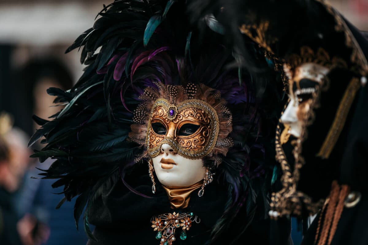 où voir les gens costumés à Venise