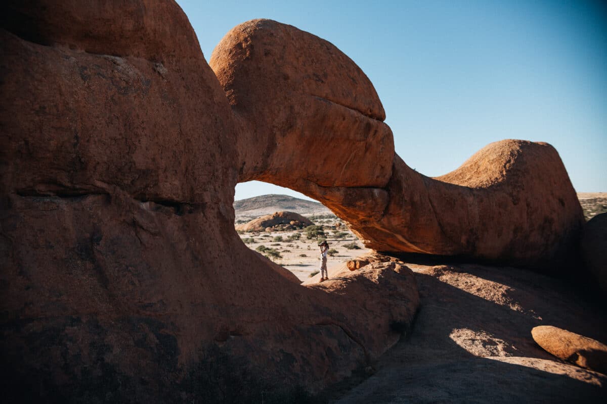 Arche rocheuse naturelle (The Arch) de Spitzkoppe