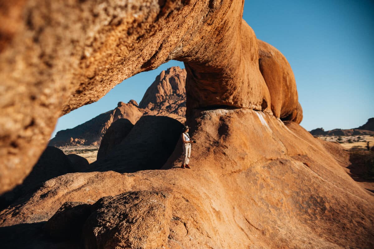 Arche rocheuse naturelle (The Arch) de Spitzkoppe