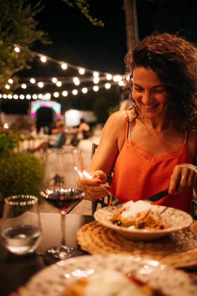 Restaurant traditionnel de la Masseria Don Sante, dans les Pouilles